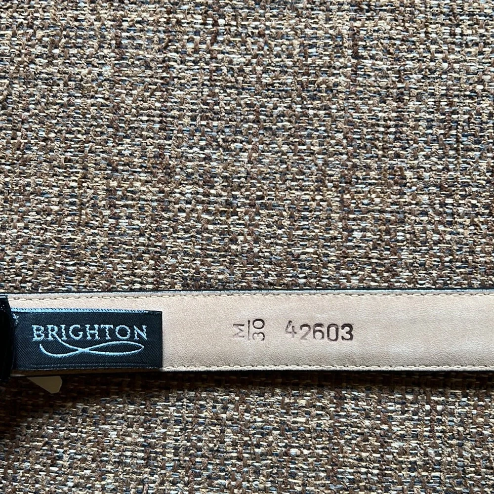 Brighton Black and Silver Women's Belt